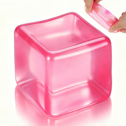 Squishy Stress Cube, Large Fidget Stress Ball Sensory Anti-Anxiety