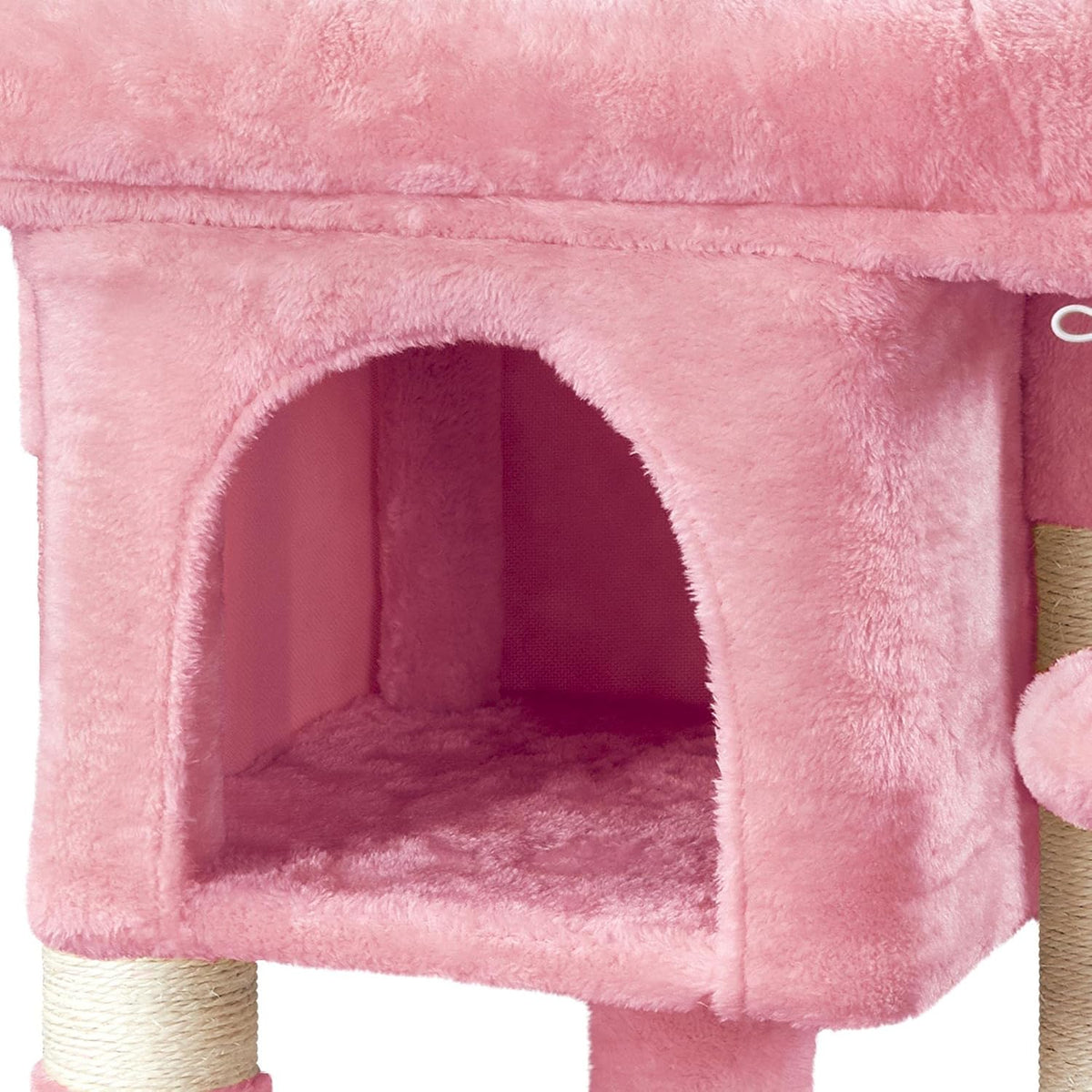 23.5in Small Cat Tree, Extra Large Plush Perch, Soft Condo