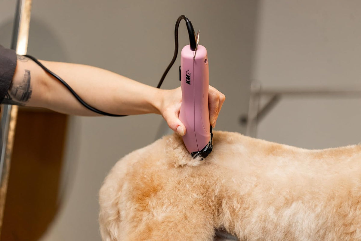 Pro Animal Thick-Curly Coat Clipper, Lightweight & Quiet, Pink