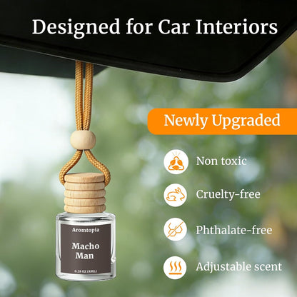 Car Air Fresheners 2 Packs, Pink Beach Essential Oil Freshener for Cars, Cute Hanging Car Fragrance Diffuser for Women & Men, Long-Lasting Car Fragrance Gift