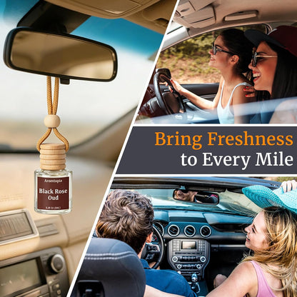 Car Air Fresheners 2 Packs, Pink Beach Essential Oil Freshener for Cars, Cute Hanging Car Fragrance Diffuser for Women & Men, Long-Lasting Car Fragrance Gift