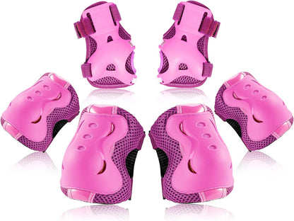 Kids/Youth Knee Pad Elbow Pads Guards Protective Gear Set for Roller Skates Cycling BMX Bike Skateboard Inline Skatings Scooter Riding Sports