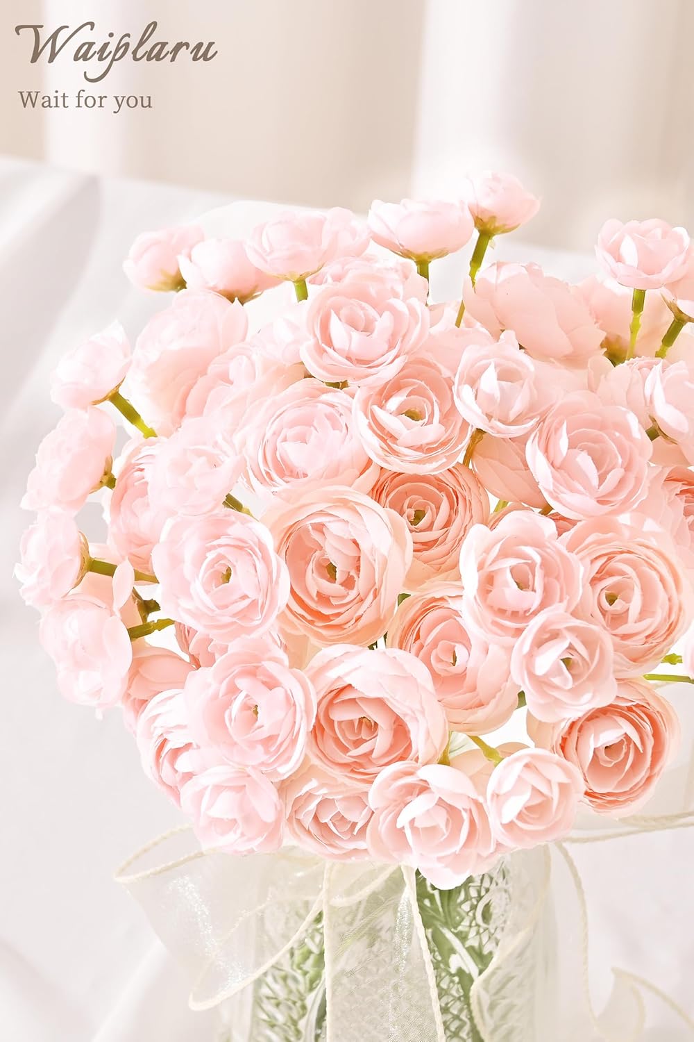 Fake Flowers Faux Flower Artificial Ranunculus Flowers Pink Peonies