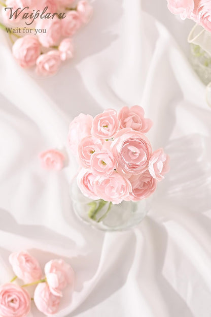 Fake Flowers Faux Flower Artificial Ranunculus Flowers Pink Peonies