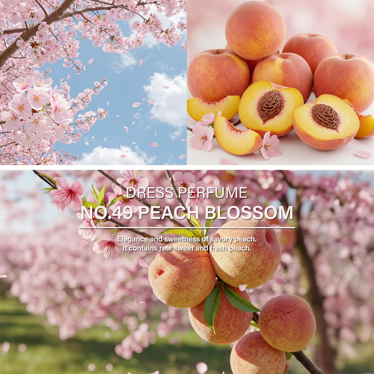 No.49 Peach Blossom & Living Clear Perfume (2.36 oz, 70 ml)