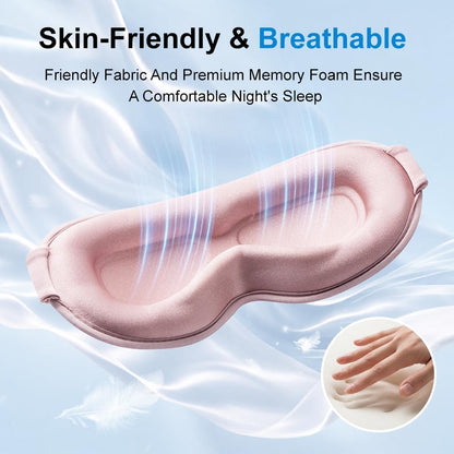 Blackout Weighted Eye Masks for Sleep, Airplane Travel Essentials