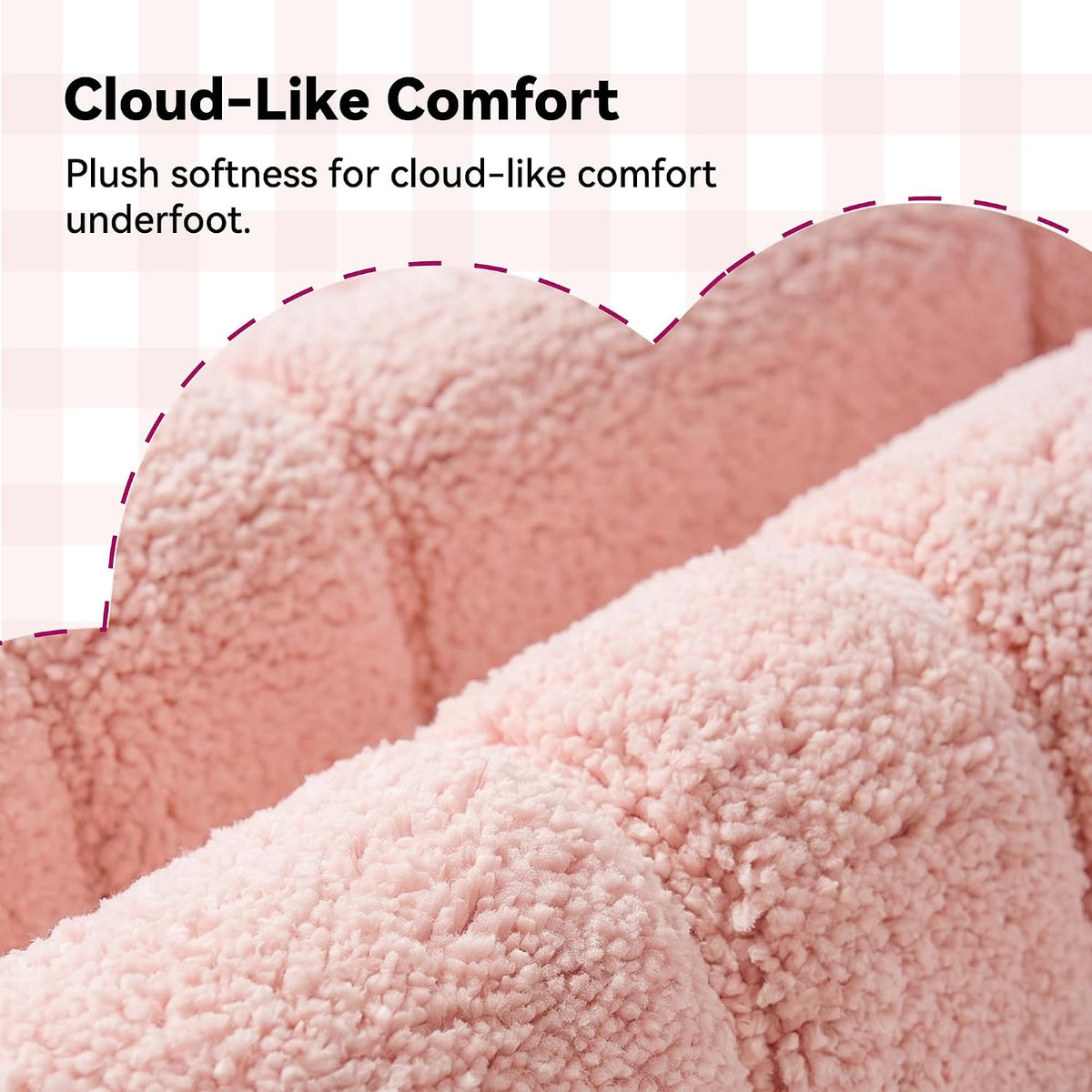 Pink Bathroom Rug 16" x 24", Non-Slip Microfiber Bath Mat