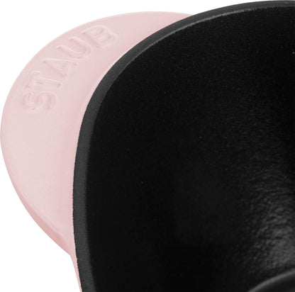 Cast Iron 1.75-qt Heart Cocotte - Peony Pink