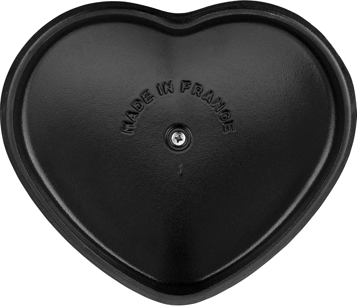 Cast Iron 1.75-qt Heart Cocotte - Peony Pink