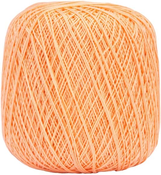 Aunt Lydia Classic Light Peach Crochet - 3 Pack of 350y/320m - Cotton - Gauge 10 - Crochet