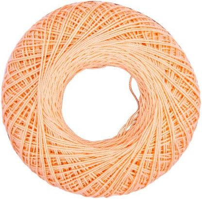 Aunt Lydia Classic Light Peach Crochet - 3 Pack of 350y/320m - Cotton - Gauge 10 - Crochet