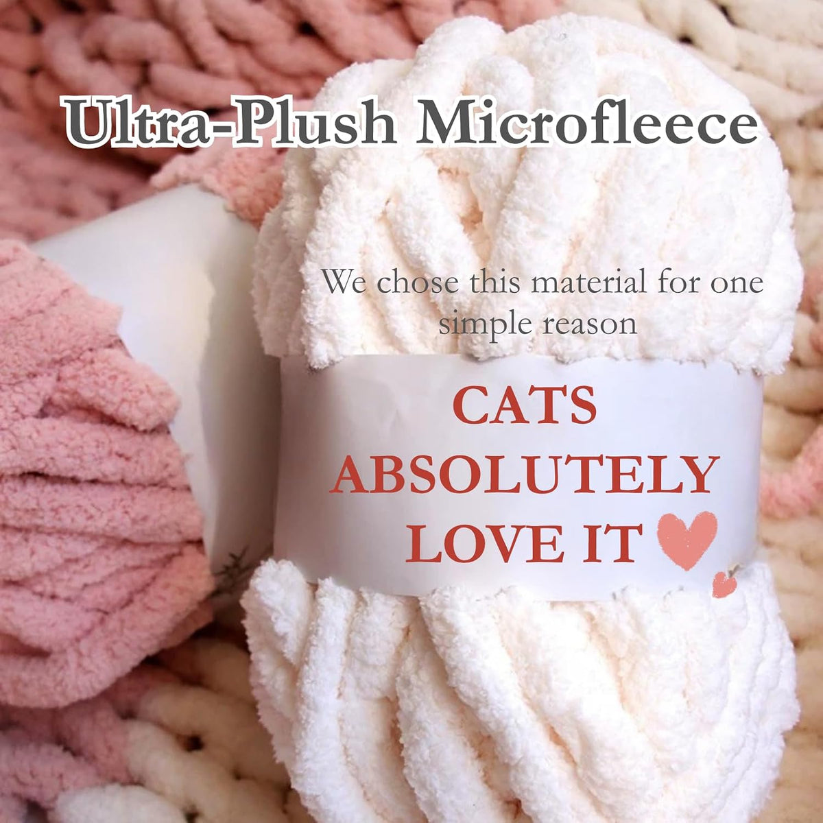 Cat Kneading Mat, Handmade Round Cushion Bed Pad Kittens (Pink, S)