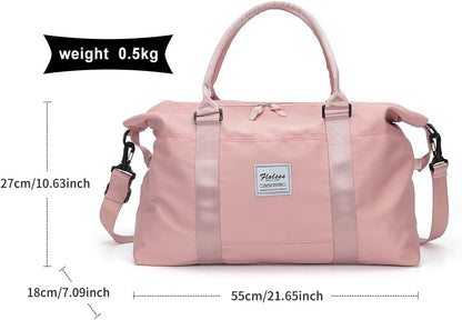 Travel Duffel Bag, Carry On Overnight Weekender Bags for Women