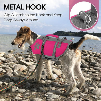 Medium Dog Life Jacket Dachshund Life Vest for Swimming & Boating