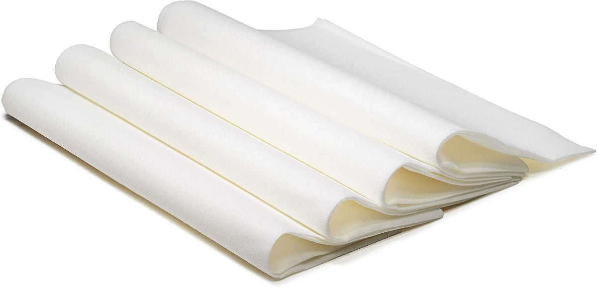 " OCCASIONS " 200pcs set (25 Guests)-Wedding Party Disposable Plastic Plates & cutlery -25 x 10'' + 25 x 7.5'' + Silverware + Cups + Napkins (Venice in White/Blush/Peach & Gold)
