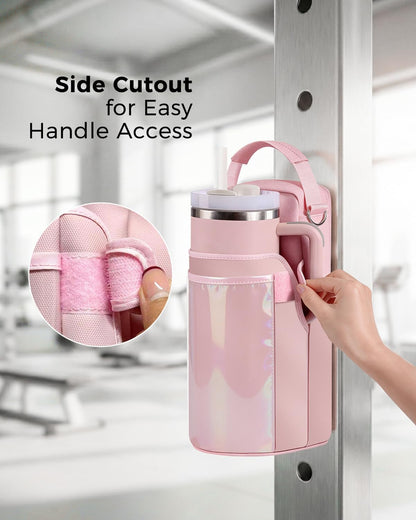Magnetic Gym Bag for Women - Water Bottle Holder Bag Carrier