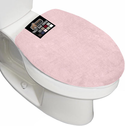 Thick Memory Foam Toilet Lid Seat Cover, 19.5x18.5 Pink