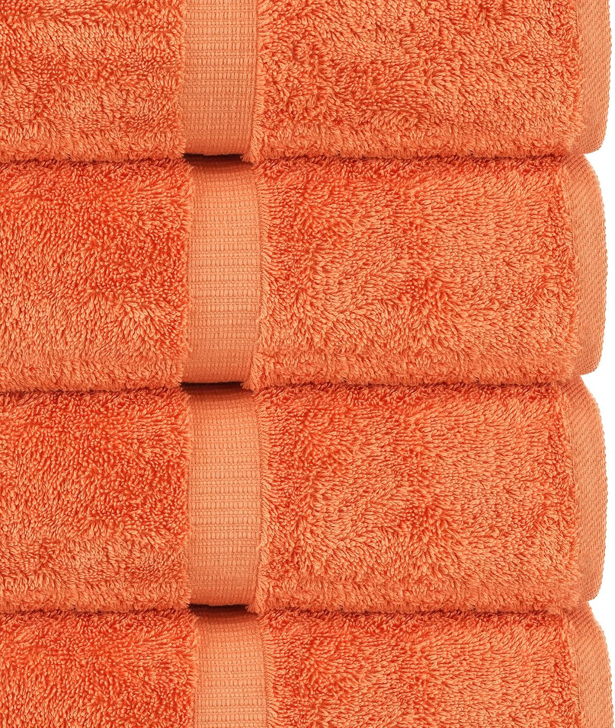 100% Cotton 6-Piece Towel Set, Coral