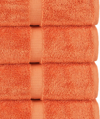 100% Cotton 6-Piece Towel Set, Coral