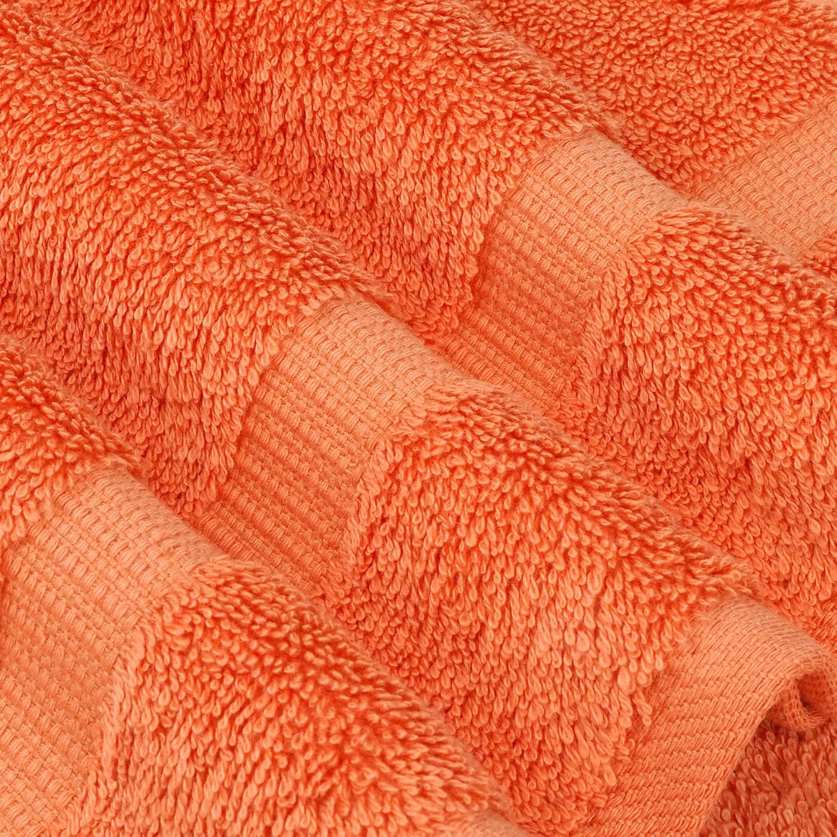 100% Cotton 6-Piece Towel Set, Coral