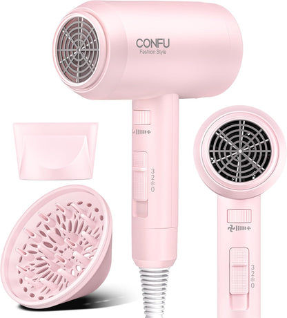 Hair Dryer with Diffuser, Hair Dryers for Women 1600W