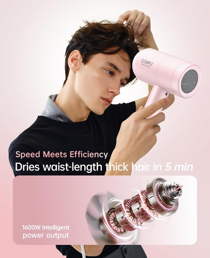Hair Dryer with Diffuser, Hair Dryers for Women 1600W