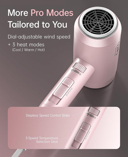 Hair Dryer with Diffuser, Hair Dryers for Women 1600W