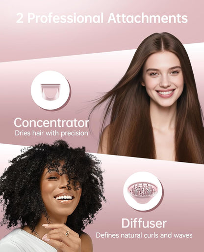 Hair Dryer with Diffuser, Hair Dryers for Women 1600W