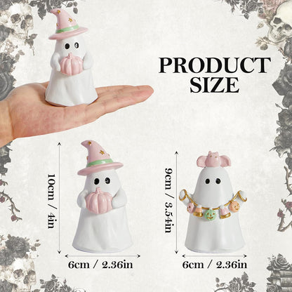 Halloween Decor Indoor, Pastel Pink Ghost Decorations for Home