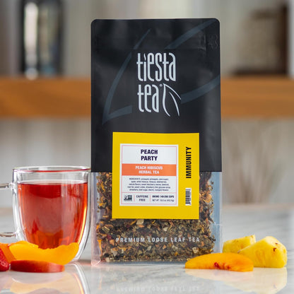 Peach Party, Peach Hibiscus Herbal Tea