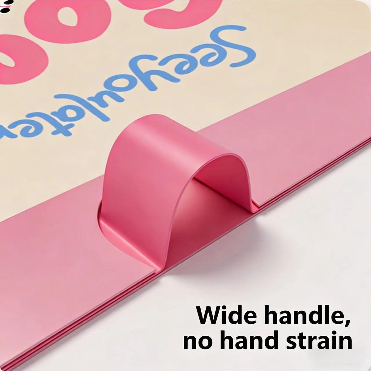 SeeYouLater 4 Gallon Trash Bags 150pcs Drawstring Tearing-Free for Bathroom Office Home Bedroom Trash Can with Pink Blue Alphabet Garbage Basket Bags