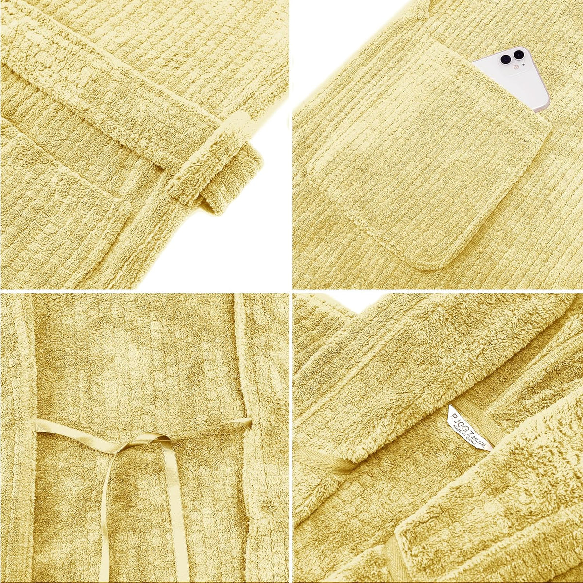 Hooded Bathrobes for Women, Soft Long Towel Robes for Women - Quick Dry yet Warm