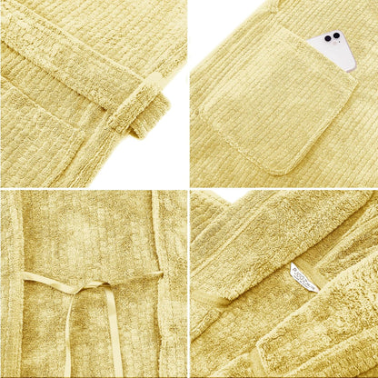 Hooded Bathrobes for Women, Soft Long Towel Robes for Women - Quick Dry yet Warm