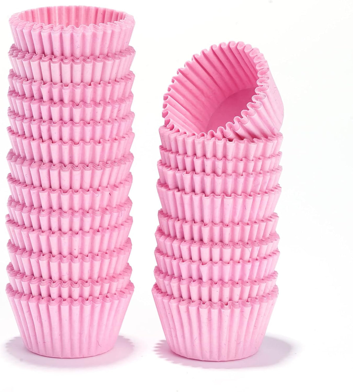 1 Inch Super Mini Cupcake papers Liners Baking Cups 1000 Pack Muffin Lining Wrappers, Pink