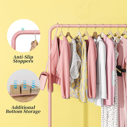 Clothes Clothing Garment Rack, Clothes Organizer, Pink