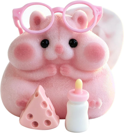 Handmade Taba Squishy Hamster Toy, Cute Squishy Stress Relief Fidget Toy