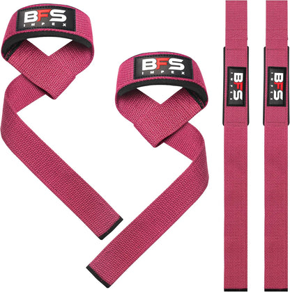 Lifting Straps for Weightlifting, Weightlifting Cotton Straps with Neoprene Padding for Men women Gym Wrist Straps for Bodybuilding powerlifting, Strength Training and Deadlifting