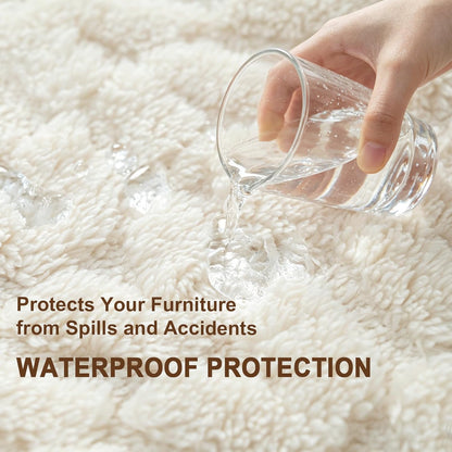 Waterproof Dog Blanket Reversible, Leakproof Pet Blanket for Large Dogs, Soft Furniture Sofa Couch Cover Protector Washable, Fleece Cat Throw Bed, Reversible Washable Soft Plush