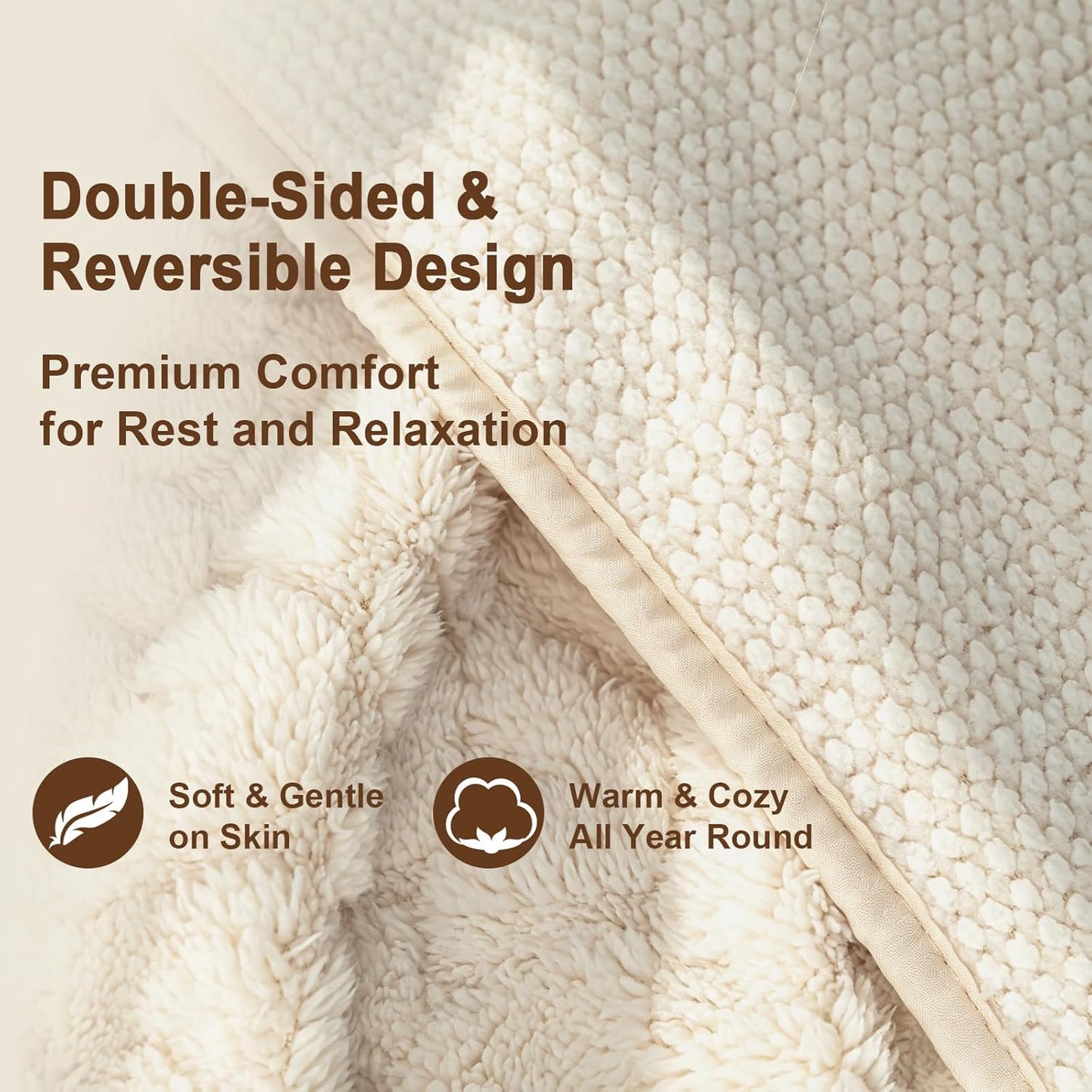 Waterproof Dog Blanket Reversible, Leakproof Pet Blanket for Large Dogs, Soft Furniture Sofa Couch Cover Protector Washable, Fleece Cat Throw Bed, Reversible Washable Soft Plush