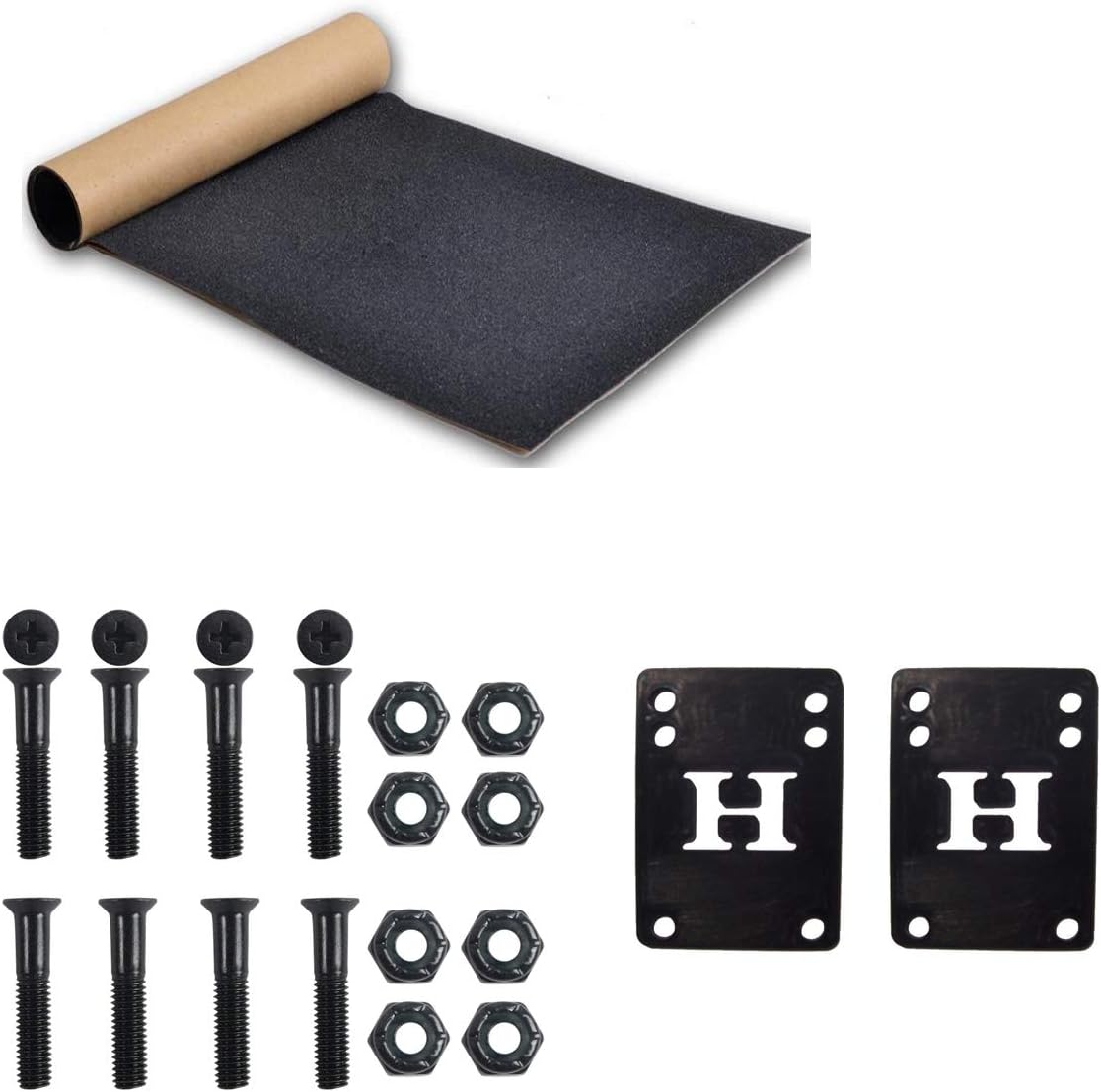 Complete Skateboard Dip Trucks and Wheels