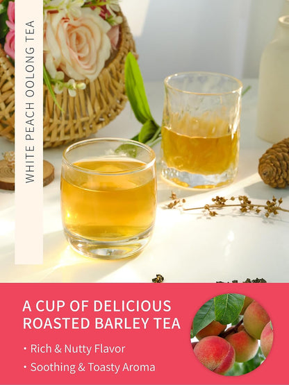 White Peach Oolong Loose Leaf Tea, Tie Guan Yin, Peach Aroma, 5.3 oz