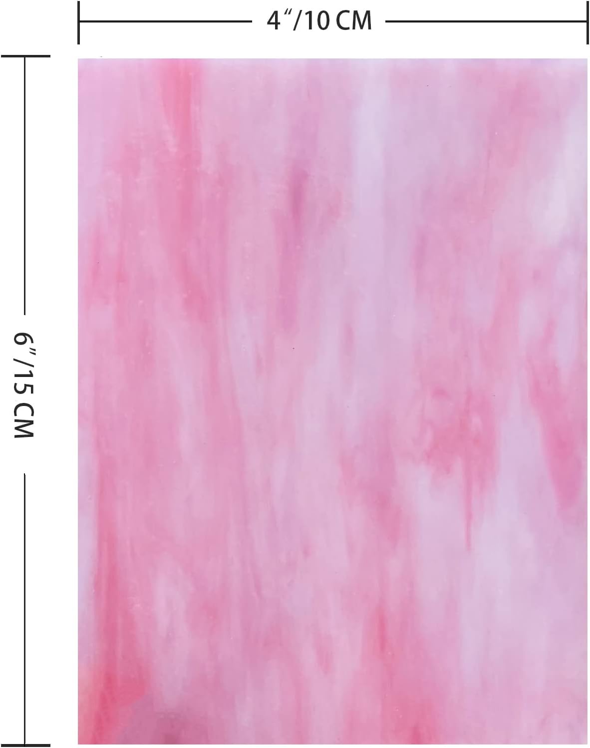 9 Sheets Stained Glass Sheet Pink and Purple Collection, 4 x 6 inch Stained Glass Supplies Mosaic Tiles for Crafts, Pink Purple Colors for Glass Hobbyists Projects and Arts