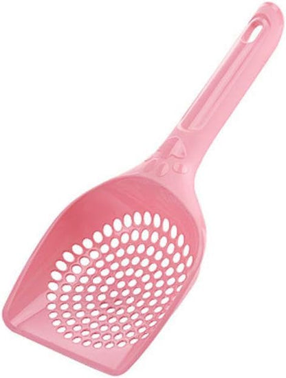 Pink Plastic Cat Litter Scoop Pet Care Sand Waste Scooper Shovel Hollow Cleaning Tool Pet Supplies Easy to Clean Cat Litter Scoops