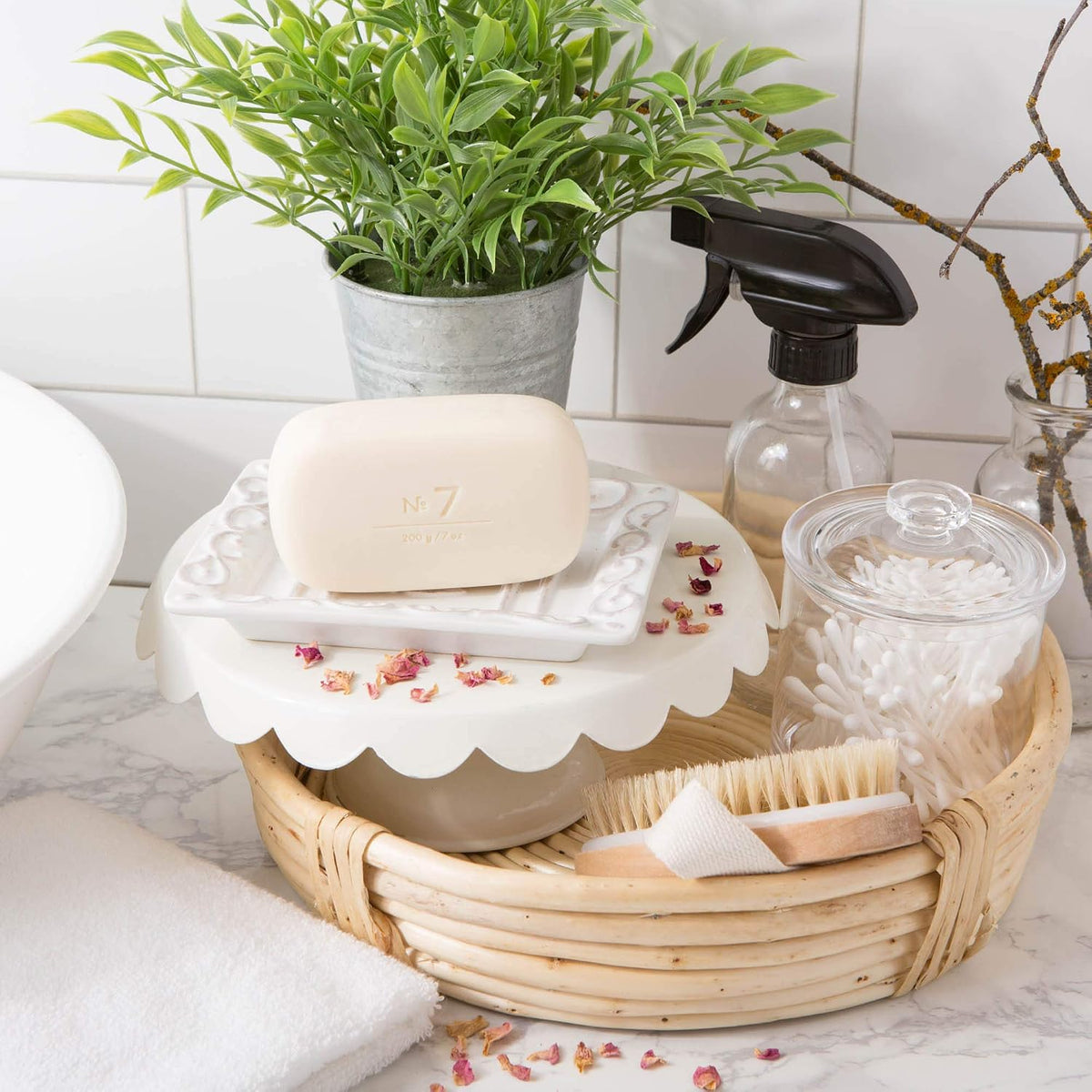 Italian Soap Bar (200 g), No. 7 - Peach, Fig Blossom & Rose
