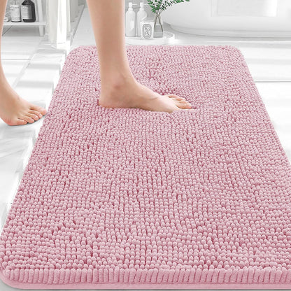 Bathroom Rugs 30x20, Extra Soft Absorbent Chenille Bath Rugs