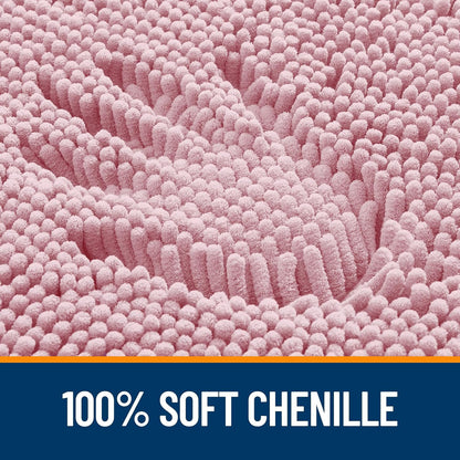 Bathroom Rugs 30x20, Extra Soft Absorbent Chenille Bath Rugs