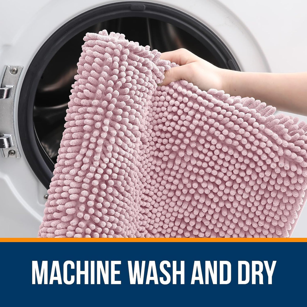 Bathroom Rugs 30x20, Extra Soft Absorbent Chenille Bath Rugs