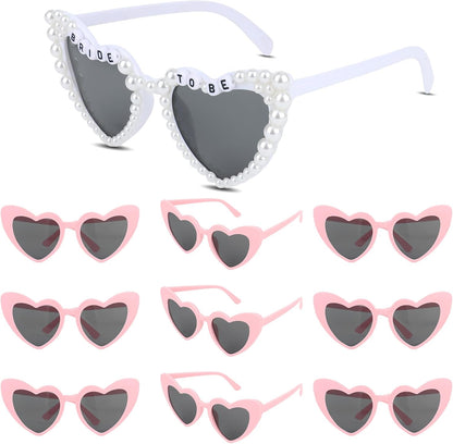 10 PCS Bride to Be Sunglasses Bachelorette Sunglasses Bulk