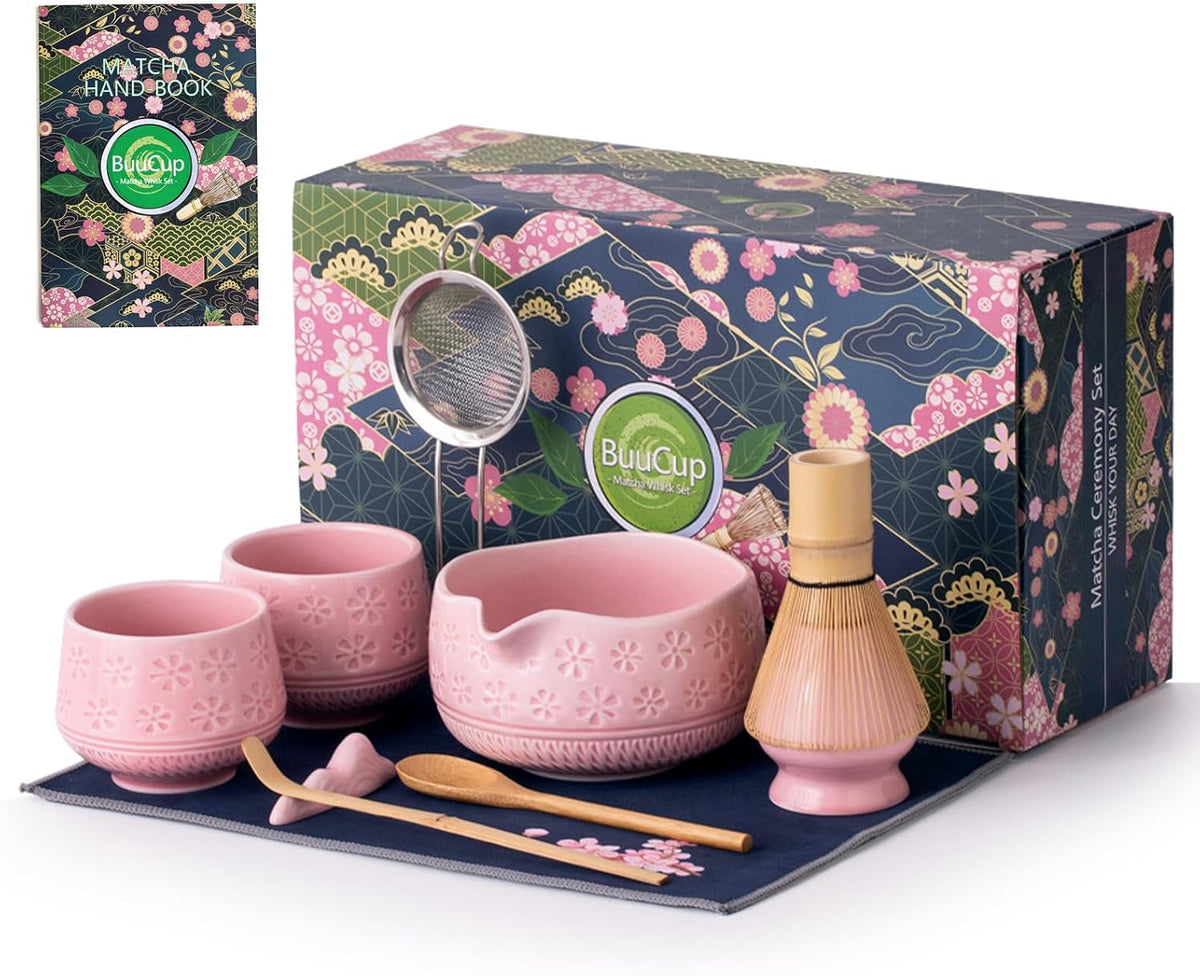 Matcha Whisk Set, Complete 10-Piece Ceramic Matcha Kit