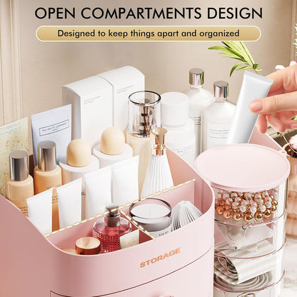 Makeup Organizer Countertop with Drawers, Make up Organizers for Vanity